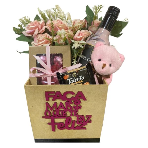 Cesta Afeto Amor e Alegria de Mãe