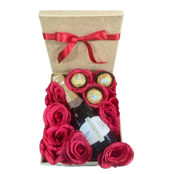 Caixa Surpresa de Rosas da Mamãe