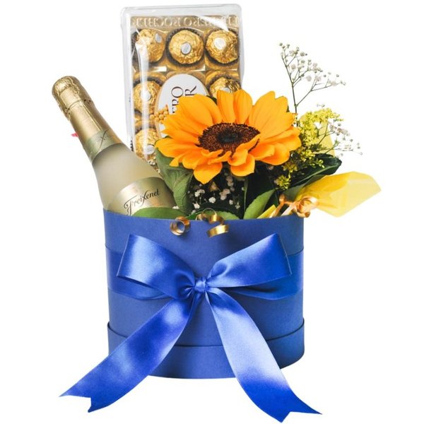 Box Azul Girassol