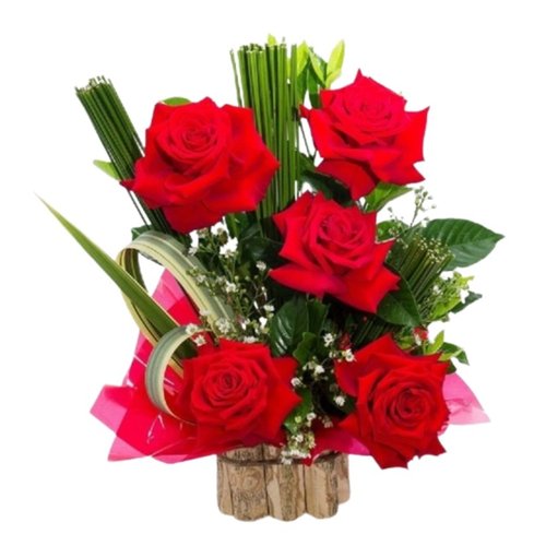 Arranjo de 5 Rosas Colombianas