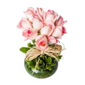 Arranjo de Rosas Cor de Rosa