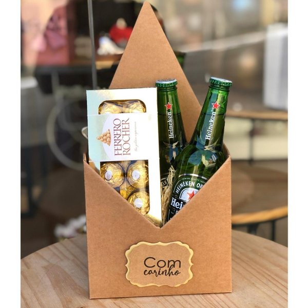 Cesta Cerveja e Chocolate