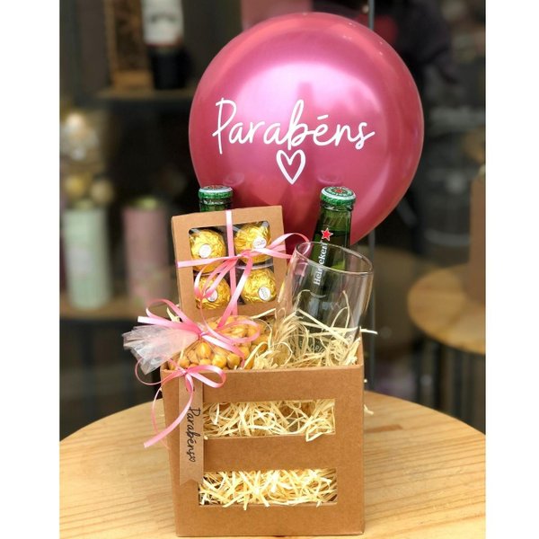 Cesta Happy Hour Parabéns