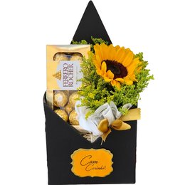 Imagem de Arranjo de Girassol Surpreenda