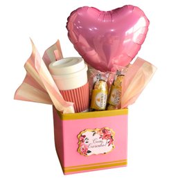 Imagem de Cesta Com Copo de Café Delicada