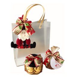 Imagem de Sacola Natalina com Pote de Biscoito - Natal