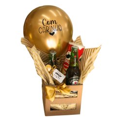 Imagem de Cesta com Cerveja e Petiscos Mimo Happy Hour
