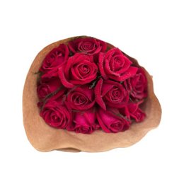 Imagem de Buquê Charlotte com Rosas Vermelhas