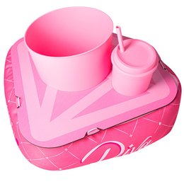 Imagem de Almofada Porta Pipoca Diamante Rosa