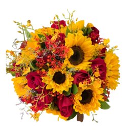 Imagem de Buquê Girassóis e Rosas