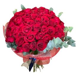 Imagem de Buquê 50 Rosas Vermelhas