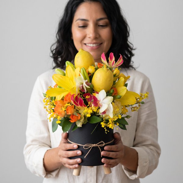 Arranjo Flor & Fruta