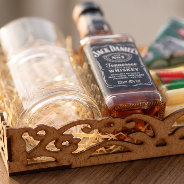 Kit Whisky Jack Daniels Com Copos
