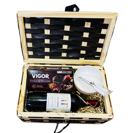 Imagem de Kit Romântico Vinho e Fondue de Chocolate
