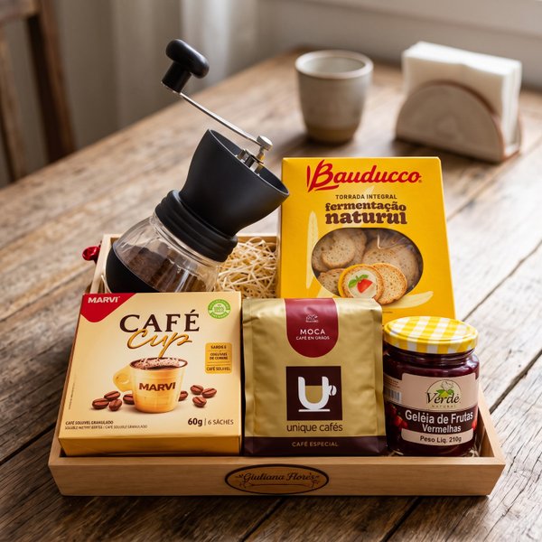 Cesta Café Especial com Sabor, Estilo e Delicadeza
