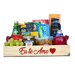 Imagem de Cesta Bandeja Eu Te Amo 