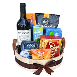 Imagem de Cesta Vinho Cosecha Tarapaca e Delicias