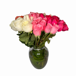 Imagem de Arranjo de Rosas em Tons Claros