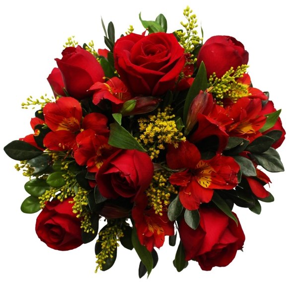Arranjo de Rosas com Kit Natura