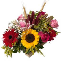 Imagem de Cesta de Flores do Campo Luxuoso