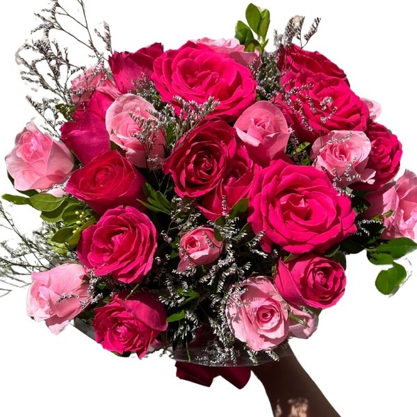 Buquê de Rosas Rosadas