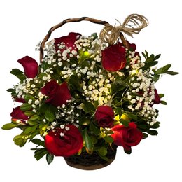 Imagem de Cesta Jardim de Vagalumes