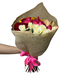 Imagem de Buquê Luxuoso Mix de Rosas