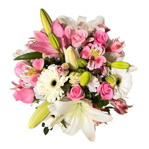 Vaso de Flores em Tons Suaves