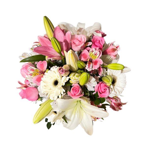Vaso de Flores em Tons Suaves