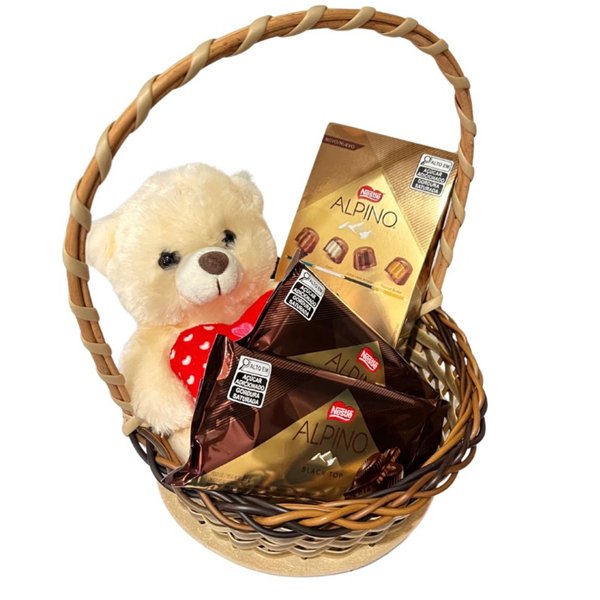 Cesta de Chocolates Alpino