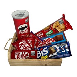Imagem de Cesta de Chocolates com Batata Pringles