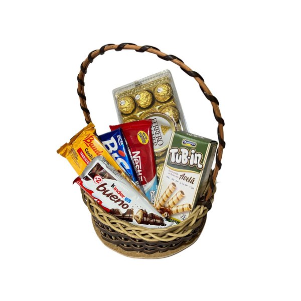 Cesta de Chocolate para Alegrar
