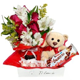 Imagem de Cesta Flork Eu Te Amo!