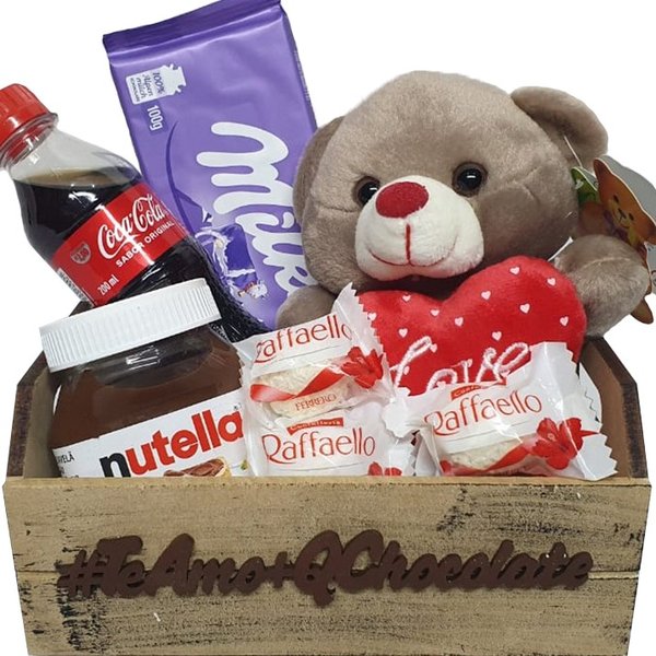 Box Te Amo Mais Que Chocolate
