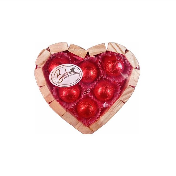 Coração  Com Chocolates Bombonatti