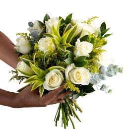 Imagem de Buquê Ternura de Rosas Brancas