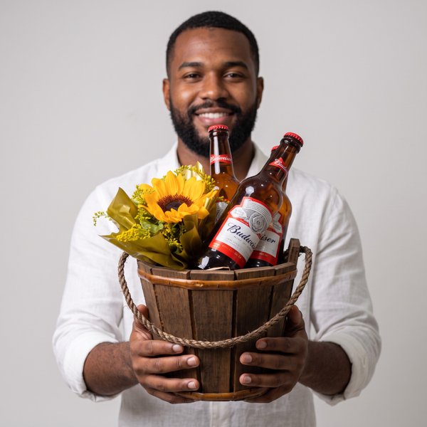 Balde com Cervejas Raio de Sol