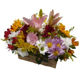 Imagem de Cesta de Flores do Campo Luxo