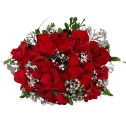 Imagem de Buquê 12 Rosas Vermelhas Especiais 