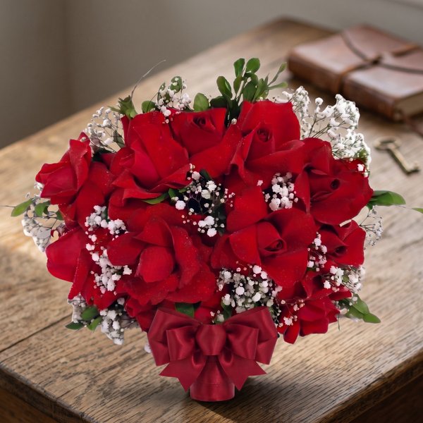 Buquê 12 Rosas Vermelhas Especiais 