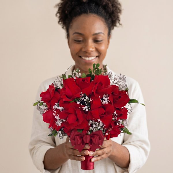 Buquê 12 Rosas Vermelhas Especiais 