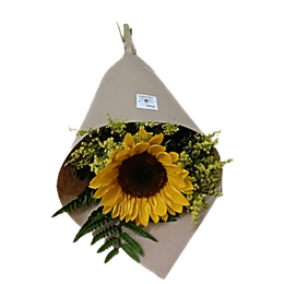 Imagem de Buquê 1 Girassol No Papel kraft 