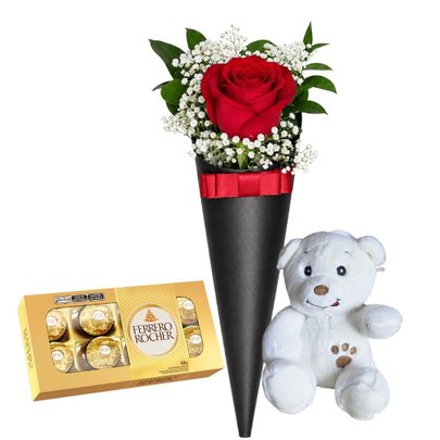 Cone de Rosas Red Amor