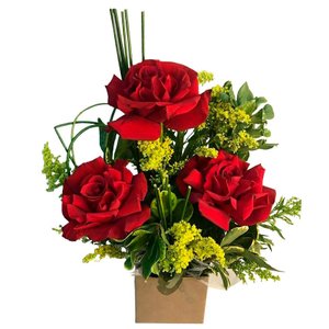 Imagem de Arranjo Três Rosas 