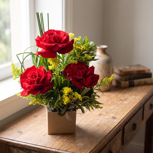 Arranjo Três Rosas 