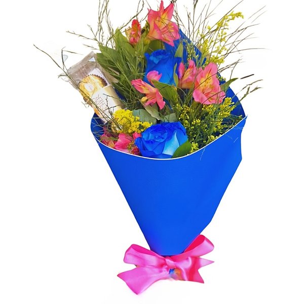 Ramalhete de Rosas com Chocolate