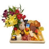 Cesta de Café Flores e Sabor