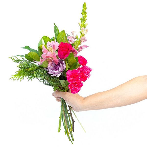 Buquê Mix de flores Rosa Pequeno