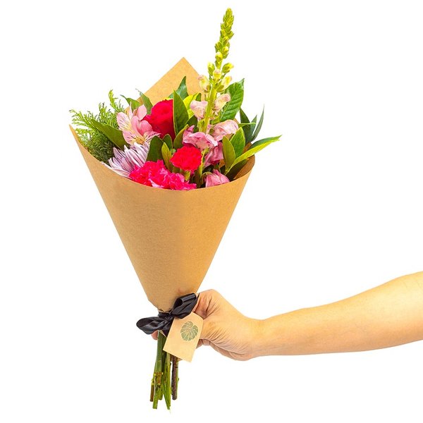 Buquê Mix de flores Rosa Pequeno