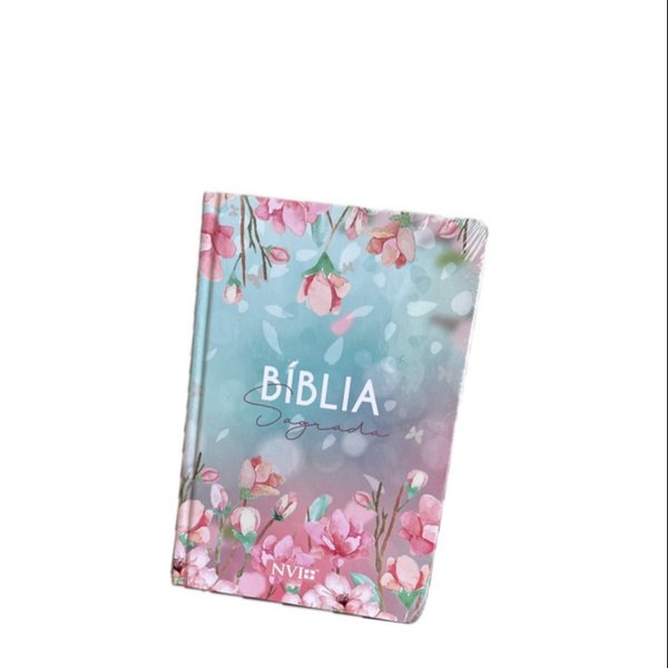 Orquídea Branca com Biblia em Vaso de Cerâmica Branco